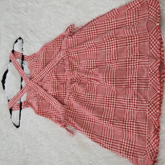 Free People Chrissie Mini Skirtall Red Combo - Picture 10 of 13